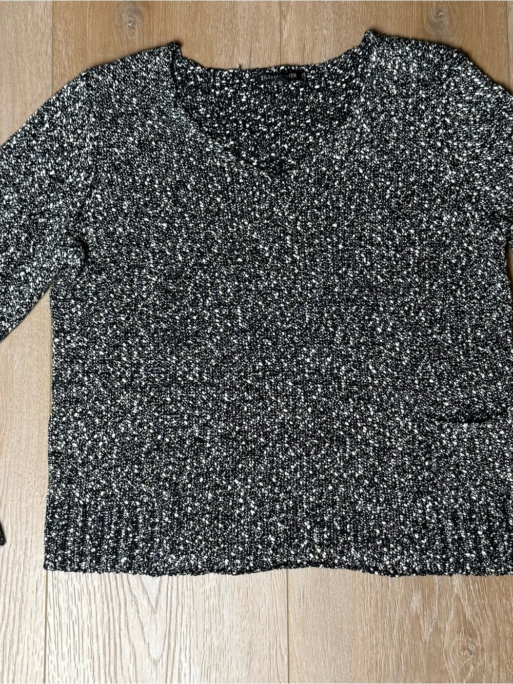 Eileen Fisher - Marled Nubby Cotton Sweater - XS